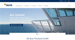 Desktop Screenshot of buss-treuhand.de